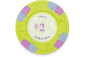 Claysmith Gaming Pack of 50 Poker Knights Poker Chips, Heavyweight 13.5-gram Clay Composite