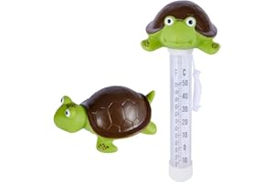 Pool Thermometer Floating Easy Read, Swimming Pool Thermometer with Rope for Outdoor/Indoor Swimming Pools, Bath Water, Spas,