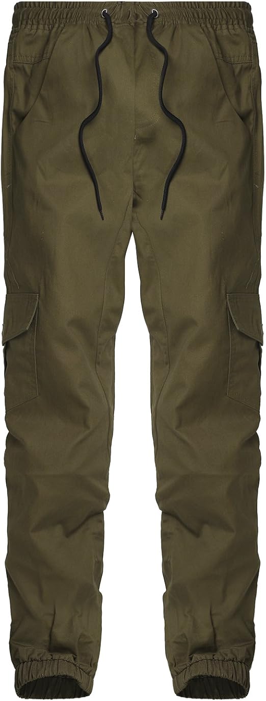 mens cargo trousers with zip pockets