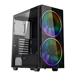 Gaming Case Mid-Tower with Tempered Glass Side