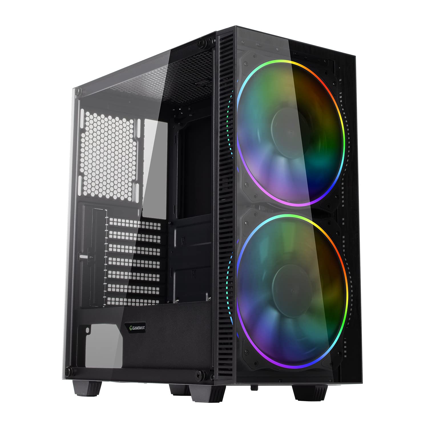 Gaming Case Mid-Tower with Tempered Glass Side