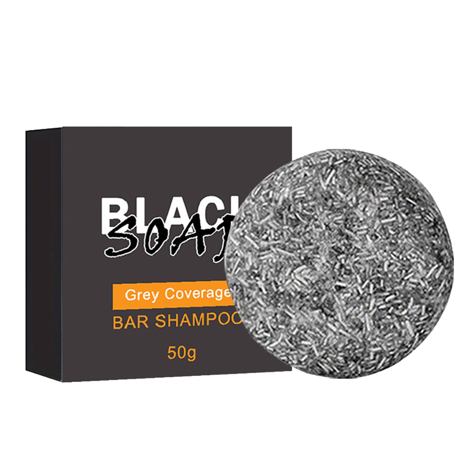 Grey Hair Reverse Bar, Natural Hair Darkening Shampoo Bar, Bamboo Charcoal For Hair Root Activator Shampoo Bar, Black Soap For Grey Hair, For Men & Women Anti Hair Loss & Repair