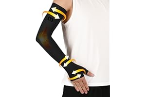 MGANG Lymphedema Compression Arm Sleeve with Gauntlet for Women Men, Opaque, 20-30 mmHg Medical Graduated Compression Full Arm Support, Thumb Lymph Edema Arm Sleeve, Pain Relief, Arthritis, Black M