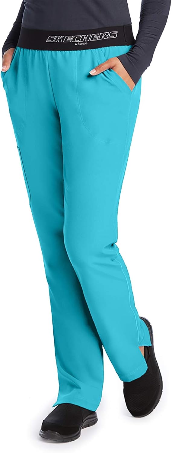 Barco Skechers SK202 Women's Vitality Scrub Pant New Turquoise M
