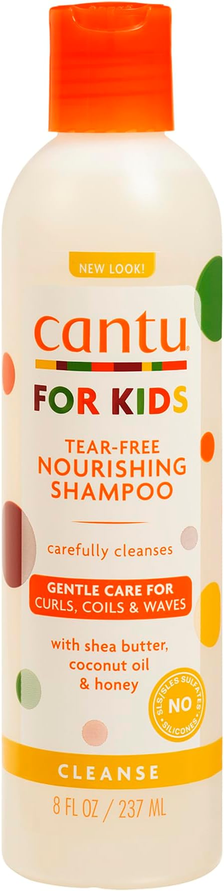 Cantu Kids Shampoo 237ml Shea Butter Coconut Oil Honey Gentle Cleanser