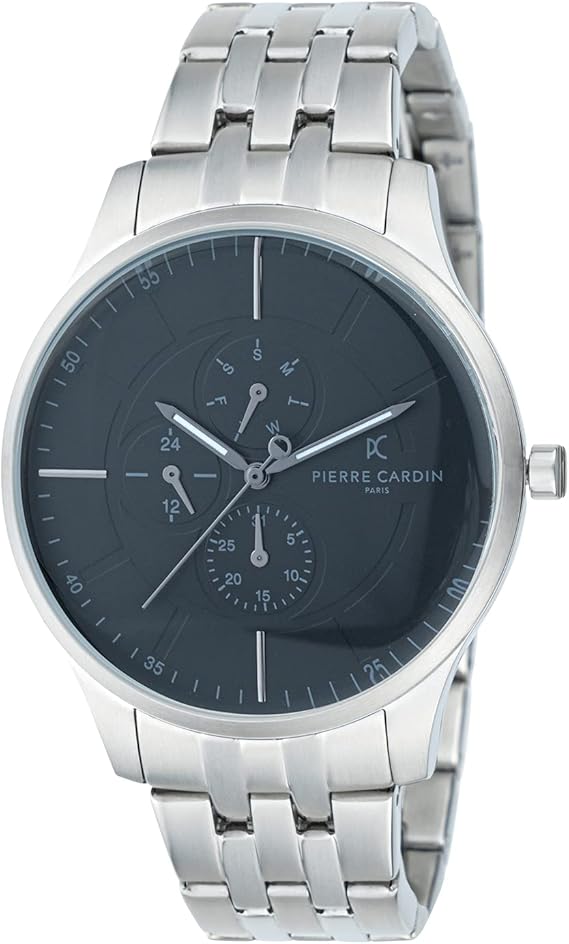 Pierre Cardin La Gloire Nouvelle A.PC902731F108 Montre à quartz pour homme en acier inoxydable