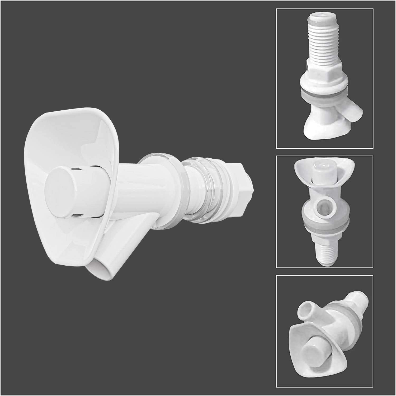 Water Cooler Spigot Compatible with Rubbermaid Gott Cooler Valve (Pack ...