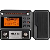 MOOER GE100 Multi-Effects Guitar Pedal 80 Presets, 66 Effects | 180 Second Loop,40 Drum Rythm, Distortion, Expression Volume Wah Pedal, Tap Tempo, Headphone Out, LED Screen, Tuner
