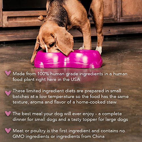 CARU REAL TURKEY WITH LAMB STEW FOR DOGS, NATURAL ADULT WET DOG FOOD WITH ADDED VITAMINS AND MINERALS, FREE FROM GRAIN, WHEAT AND GLUTEN (12.5 OZ)