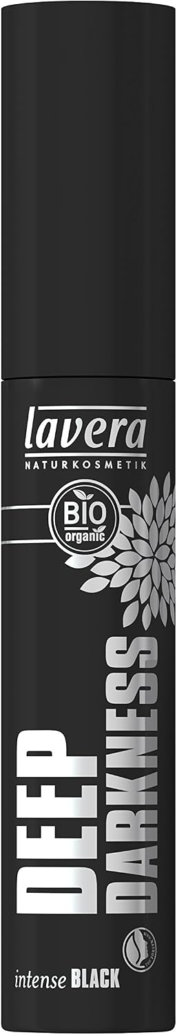 lavera Máscara de pestañas deep darkness -Intense Black- vegano - cosméticos naturales 100% certificados - maquillaje - 13 ml