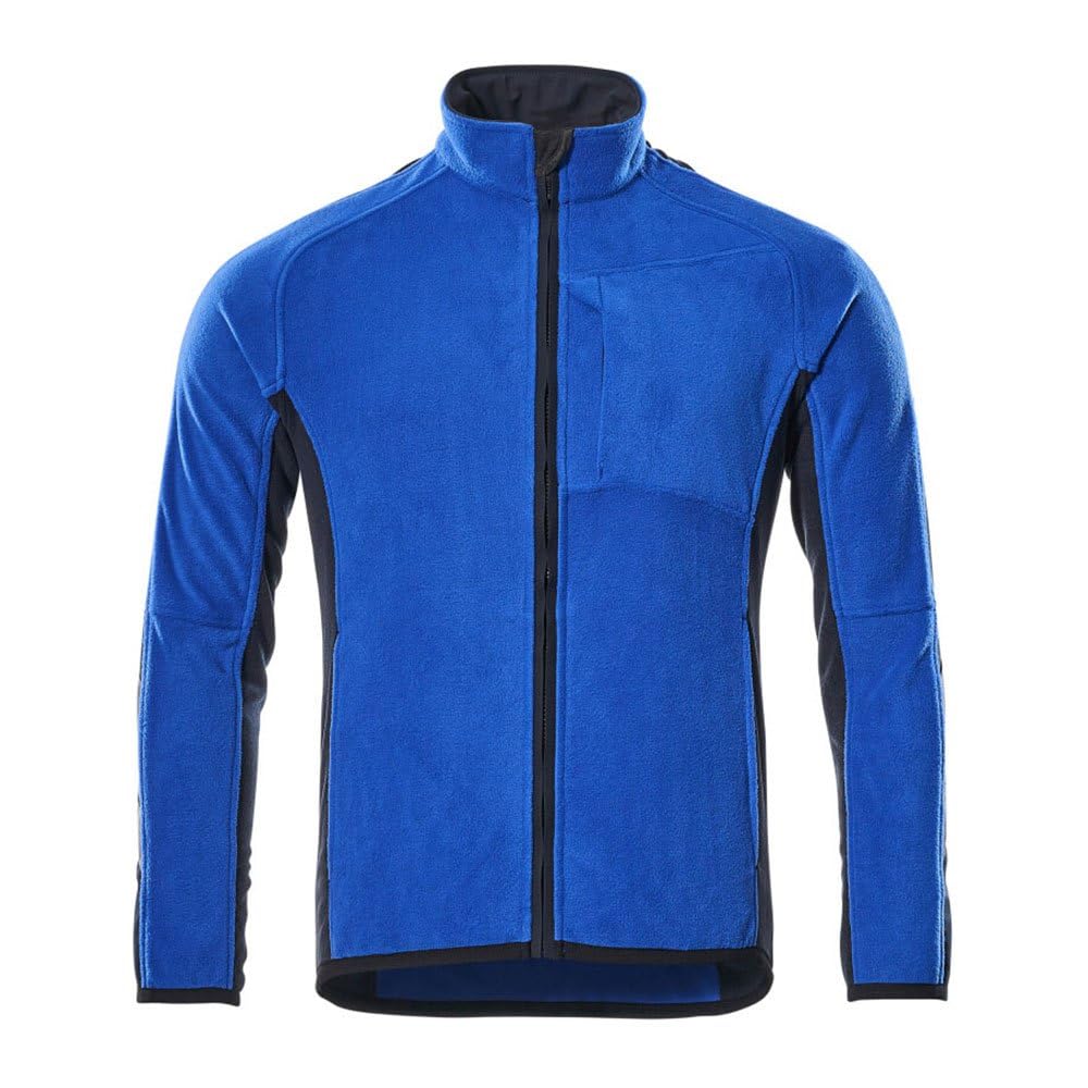 Mascot 16003-302-11010 Hannover Unique Extended Back Fleece Jacket, Size S, Royal/Dark Navy