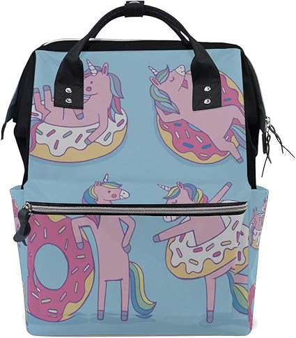 Confetto Ciambella Unicorno Confetti Ciambella Grande Capacita Zaino Mummia Multi Funzioni Borsa Per Neonati Pannolino Borsa Per Bambini Cura Del Bambino Viaggi Quotidiano Donne Amazon It Prima Infanzia