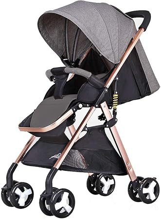 lightweight stroller with extendable hood