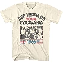 Def Leppard Rock Band Logo & Leopard Retro Style Adult Short