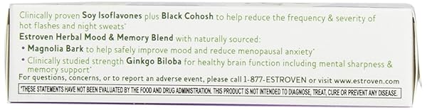 ESTROVEN MOOD BOOST FOR MENOPAUSE RELIEF, HELPS REDUCE HOT FLASHES & NIGHT SWEATS, HELPS MANAGE MOOD SWINGS, 30 COUNT