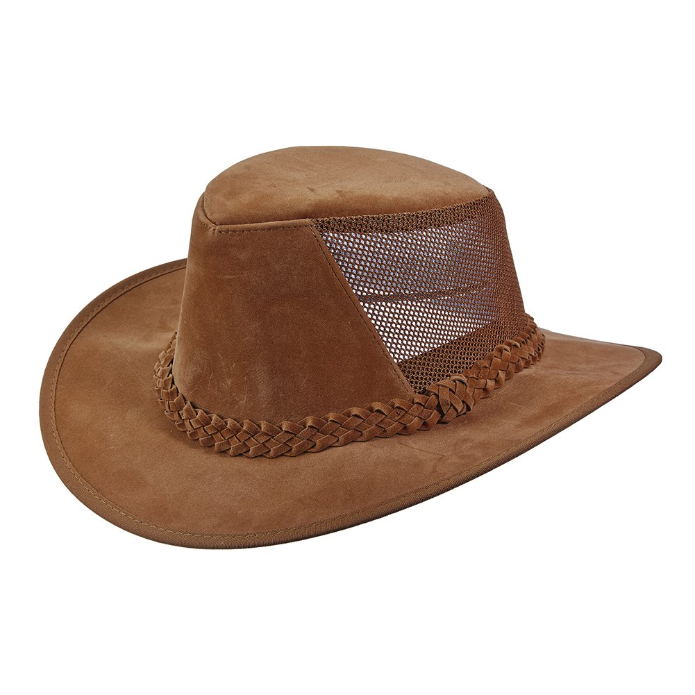 Dorfman Pacific Co. Men's Soaker Hat with Mesh Back Brown Amazon