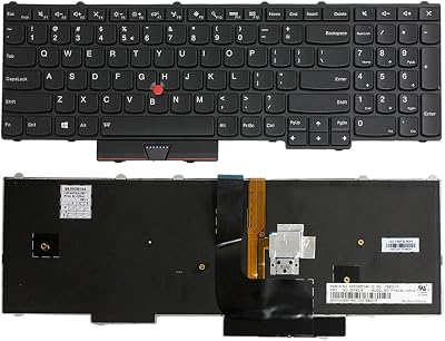 Gintai US Backlit Keyboard for Lenovo Thinkpad P50 P51 P70 00PA288