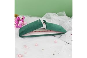 Long Chain Box Velvet Necklace Pendant Jewelry Gift Box Necklace Bracelet Jewelry Packaging Boxes for Wedding Engagment Propo