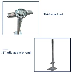 GaeaAuto 4 Pack Adjustable Leveling Jack Solid