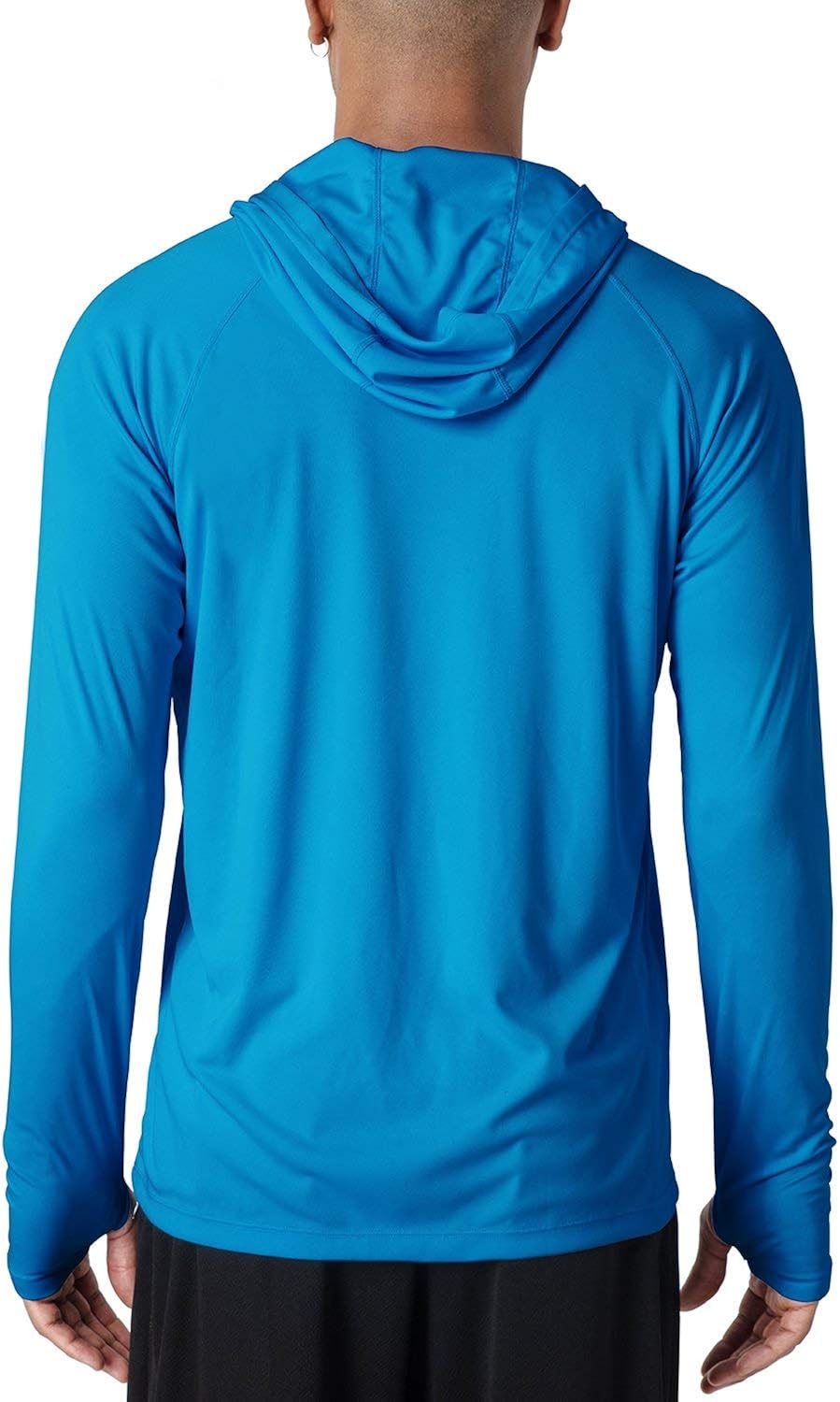 Willit Men's UPF 50+ Sun Protection Hoodie Shirt Long Sleeve SPF Fishing Outdoor UV Shirt Hiking Lightweight: Clothing