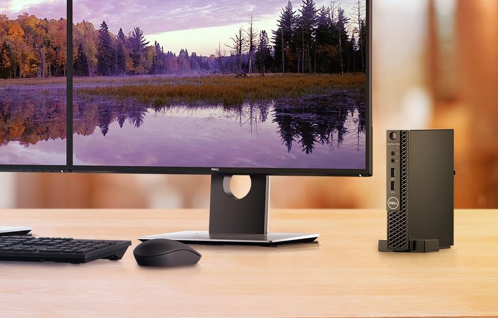 Dell OptiPlex 7060 Micro Desktop Business PC, Intel Core i5-8500T 2.1GHz, 16GB, 256GB SSD, USB Type-C, Win 11 Pro (Renewed)