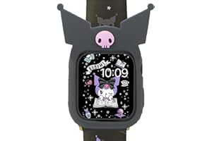 Sonix x Sanrio Apple Watch Cover | Bumper Case for Apple Watch | Protective Silicone Cover | Fits 38mm/40mm/41mm | Kuromi - Black