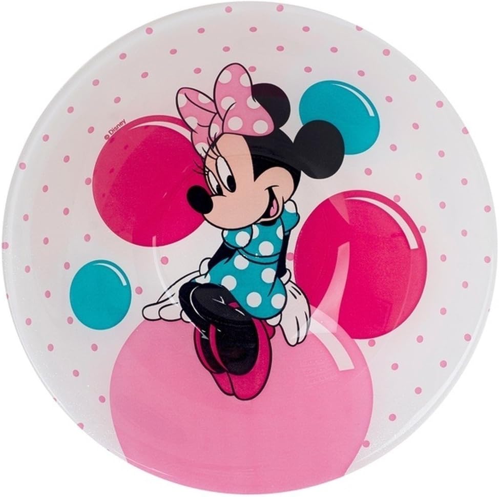 Luminarc Glass Salad Bowls Ceramic Disney Minnie and Mickey and Friends 16 cm Children's