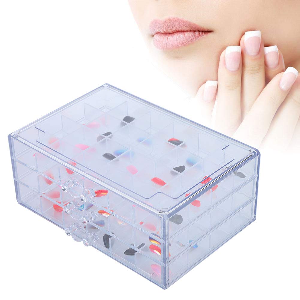 Accessories Storage Case Jewelry Nail Art Tool Three