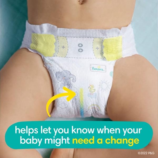 PAMPERS BABY DIAPERS – SWADDLERS – SIZE P1, 27 COUNT, ULTRA ABSORBENT DISPOSABLE PREEMIE DIAPER