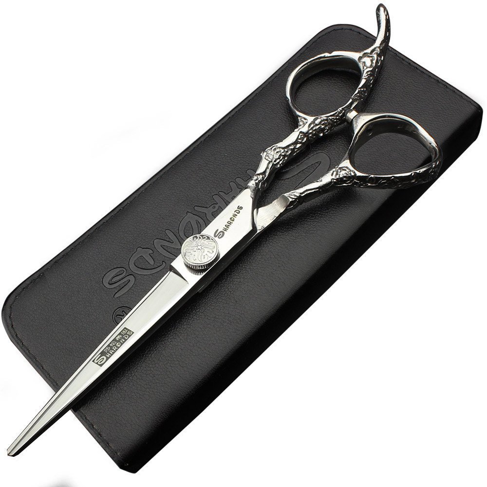 Hair Scissors 6 inch Hairdresser Professional Haircut Cutting and Dilution Hair 440c Stainless Steel (Cutting Scissors)