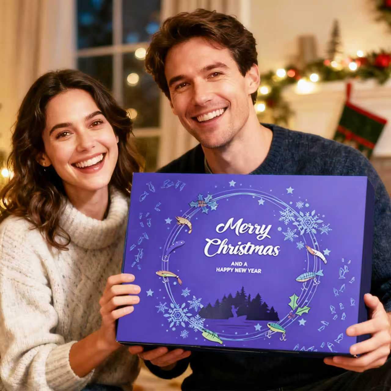 Fishing Advent Calendar 2025 for Adults Teen Boys Fisher, 24 Days Christmas Countdown Fishing Lures Tackle Set - Xmas Surprise Fish Bait Gifts