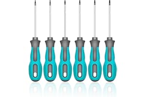 Tcwous Torx Screwdriver Set, 6-Piece Small Star Screwdriver Set with T5, T6, T7, T8, T9, T10 Mini Security Torx Screwdrivers,