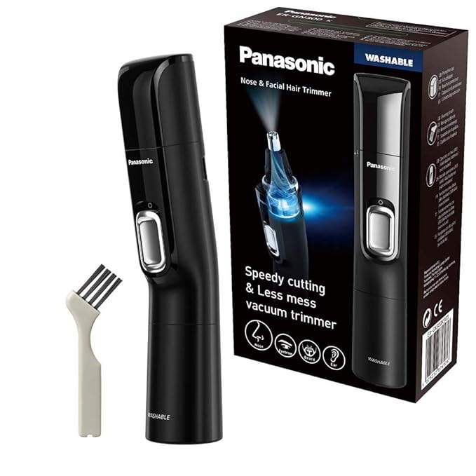 title=Panasonic ER gn300 K503 Trimmer per peli naso, flessibile, utilizzabile per