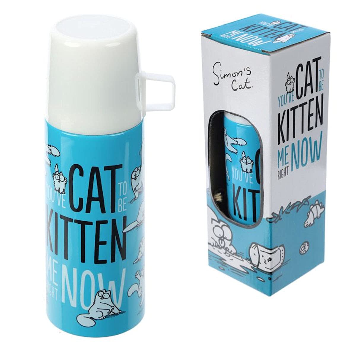 Simon's Cat Stainless Steel 350ml Flask