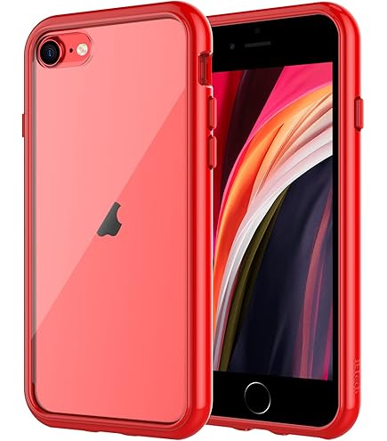 JETech Silicone Case For IPhone SE 3/2 (2022/2020 Edition), 4.7-Inch, Silky-Soft Touch Full-Body Protective Phone Case, Shockproof Cover With