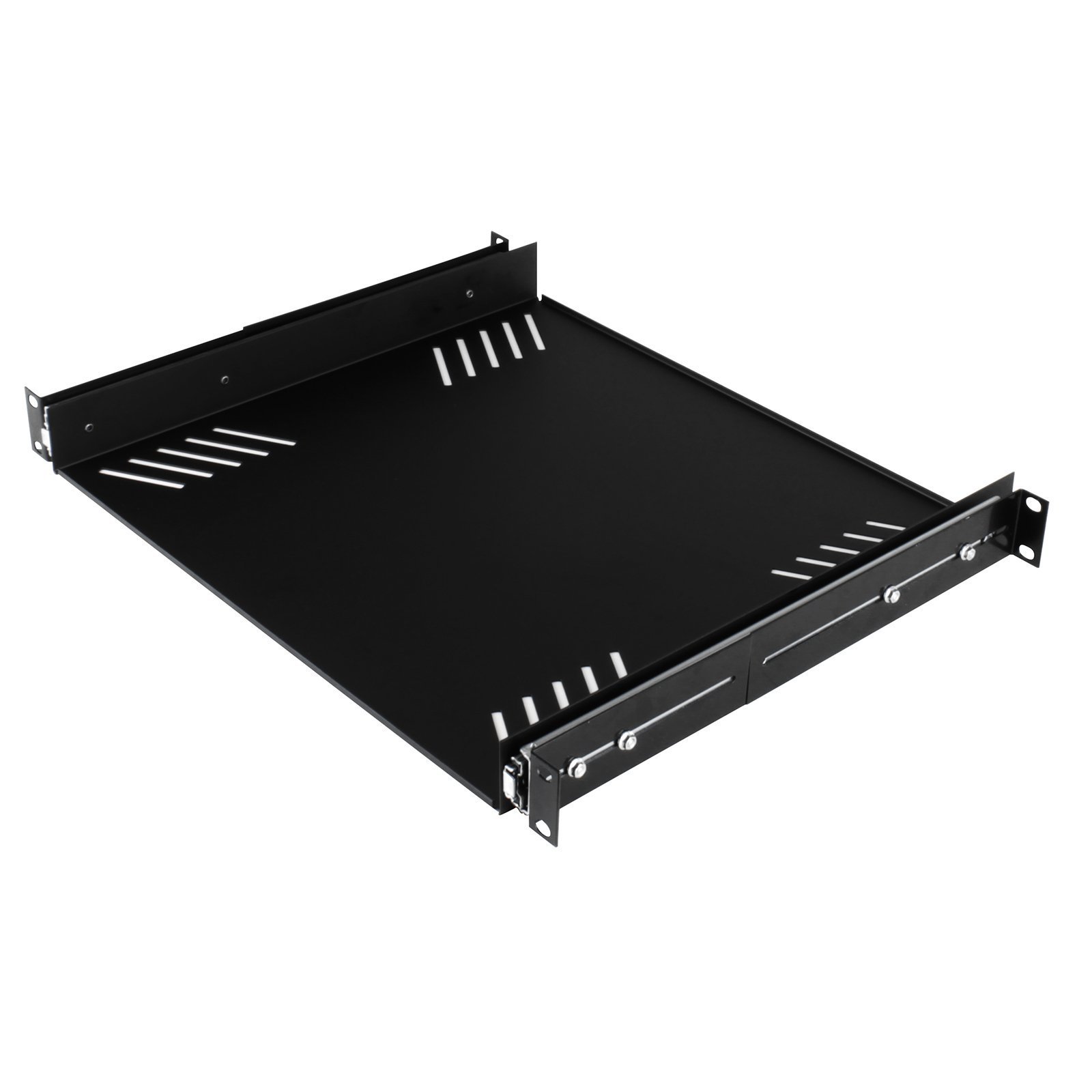 Penn Elcom 1U Sliding Rack Shelf with Universal Fixing Slots R1290/1U