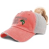 Speedy Pros Ponytail Cap Women's Baseball Cap Embroidered Fishing Hair Don't Care Embroidery Cotton