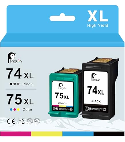 Kit 3 Cartucce HP 74 Nero 75 Colore 3 Cartucce Ricostruite Per HP - Foto 4