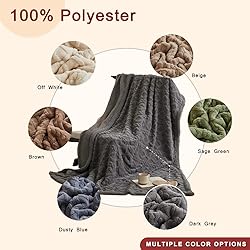PU MEI Sherpa Throw Blanket for Couch Sofa