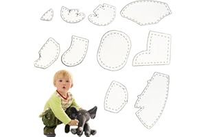 Cute Elephant Pattern Ruler Set, Sewing Pattern for Beginners Pattern - Animal Pattern for Sewing, Acrylic Quilting Pattern C