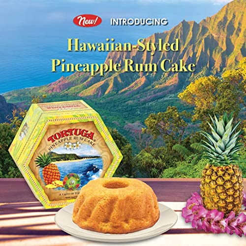 TORTUGA Hawaiian Pineapple Rum Cake 16 oz Rum Cake The Perfect