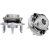 FKG 515160 Front Wheel Bearing Hub Assembly fit for 2014-2018 Chevy Silverado 1500 (4WD Only), 2015-2020 Chevy Tahoe (4WD Only), 2014-2018 GMC Sierra 1500 (4WD Only) Set of 2