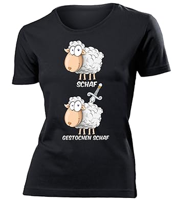 Lustige Schaf Motive Auswählbar T-Shirt Hoodie Pulli Tank Top Tragebeutel Turnbeutel Tasse Becher Grillschürze Kochschürze
