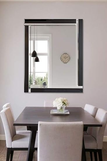 Buy Silver Triple Bevelled Venetian Wall Decorative Mirror 3ft X