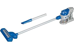 Kidoozie Tidy Vacuum Duo, 2-in-1 Stick and Handheld Toy Vacuum Cleaner for Pretend Play; Children Ages 3+