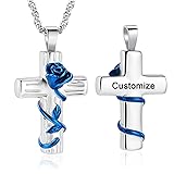 Imrsanl Cremation Jewelry Urn Necklace for Ashes