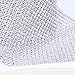 Aeroway Silver Diamond Rhinestone Ribbon Wrap Bulk 30 Feet - Wedding Decorations, Party Supplies
