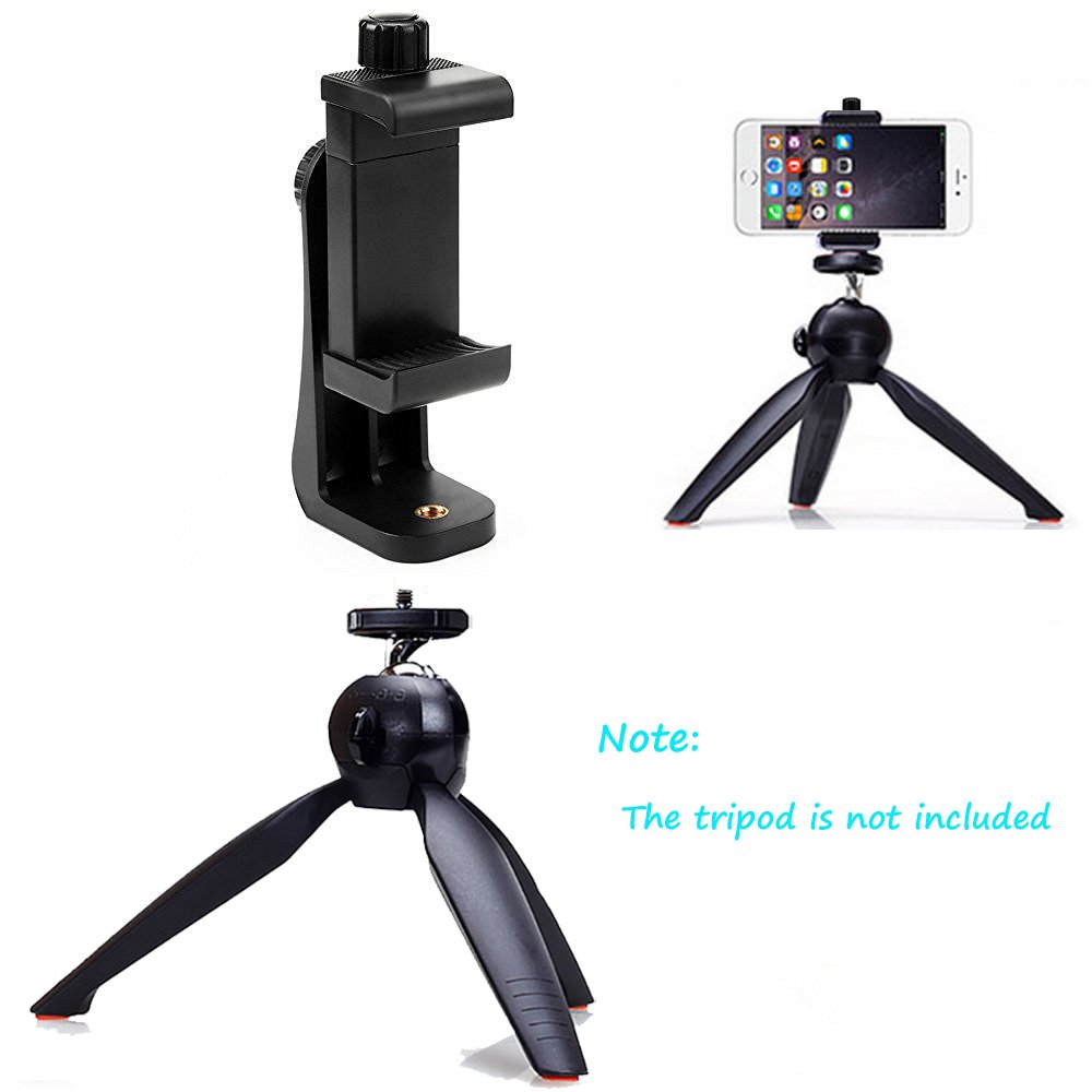 Accmor Universal Flexible Phone Tripod Mount Adapters, 360