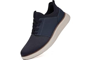 YOLARK Men Casual Dress Shoes Fashion Sneakers Lightweight Breathable Walking Shoes Gym Tennis Athletic