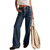 Allimy Womens Jeans High Waisted Straight Leg Baggy Boyfriend Jeans for Women Trendy 2025 Cargo Pants
